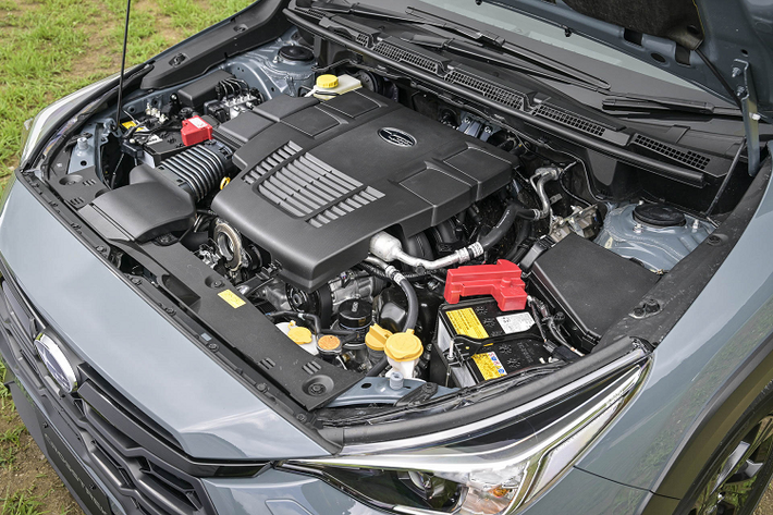 Xe được trang bị động cơ hybrid e-Boxer 2.0 lít quen thuộc truyền sức mạnh đến cả bốn bánh thông qua hộp số Lineatronic CVT và hệ thống AWD đối xứng của Subaru.