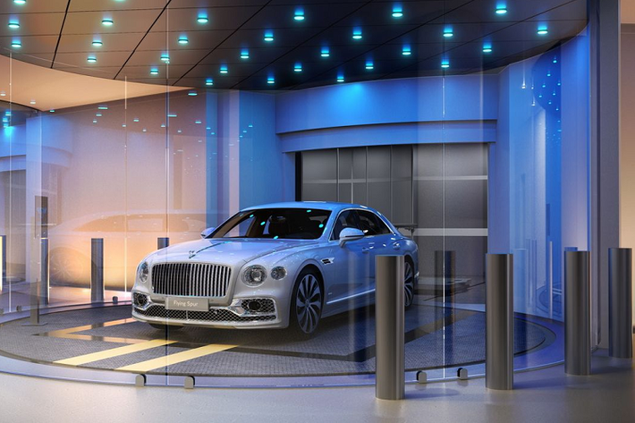 Mỗi thang máy sẽ có một hệ thống thủy lực "kẹp chặt" lốp ô tô từ đó sẽ nâng xe lên (với người ngồi trong xe) và chở tới tầng, khu vực được chỉ định.
