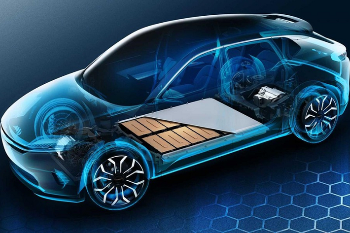 Nhà sản xuất xe Mỹ không cung cấp chi tiết về loại pin và dung lượng nhưng công bố rằng phạm vi hoạt động sẽ trong khoảng 560 - 640 km cho mẫu xe concept cùng với khả năng sạc nhanh - có thể là nguồn điện 800V.