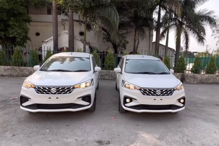 Mẫu xe MPV Suzuki Ertiga Hybrid 2023 mới sắp được giới thiệu tại Việt Nam là mẫu xe dùng động cơ xăng lai điện nhẹ. Xe dự kiến có hai phiên bản số sàn và số tự động.