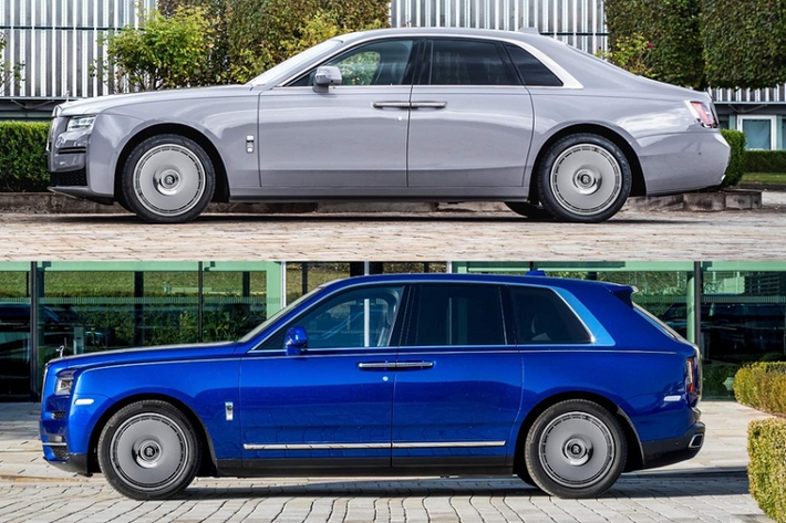 Rolls-Royce Phantom 2023 mới được ra mắt gần đây có một số cập nhật đáng chú ý là lưới tản nhiệt chiếu sáng độc đáo và tùy chọn la-zăng mới giúp tăng thêm độ sang trọng cho Phantom.