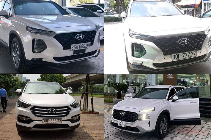 Sau khi gắn những biến số VIP, giá trị của chiếc xe ôtô cũng tăng một cách "chóng mặt", gấp tới tận 3 - 4 lần so với giá gốc và xe SUV Hyundai SantaFe tại Việt Nam được xem là sở hữu nhiều biển số đẹp nhất.