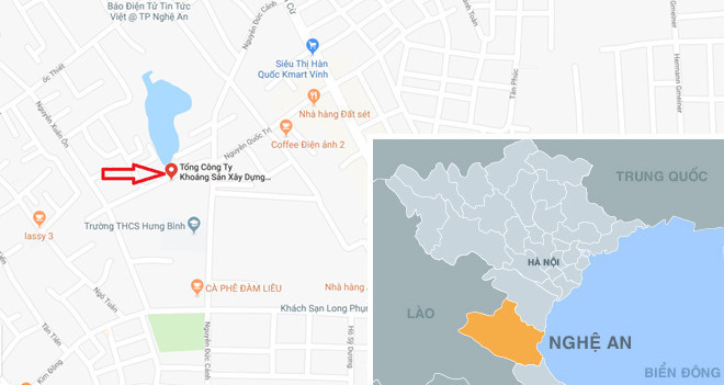 Vị trí của tòa nhà. Ảnh: Google Maps.