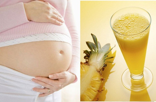 Bà bầu mang thai 3 tháng đầu ăn quá nhiều dứa dễ gây sẩy thai. Tuy nhiên, khi dứa được nấu chín thì chất bromelain sẽ bị mất đi. Tốt nhất mẹ bầu nên kiêng loại quả này trong giai đoạn đầu của thai kỳ, và ăn một lượng vừa phải ở giai đoạn tiếp theo. Ảnh: suckhoenhi