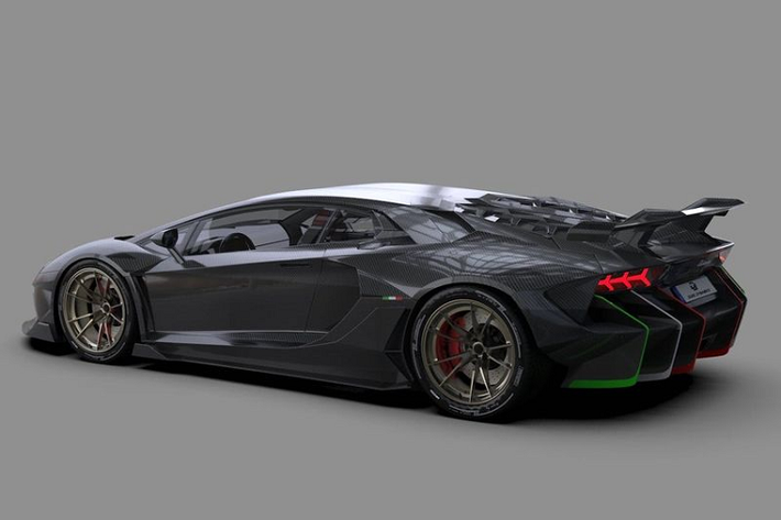 Ngoài màu sơn rằn ri, chiếc siêu xe Lamborghini Aventador LP700-4 độ Duke Dynamics đầu tiên và duy nhất ở Việt Nam còn có rất nhiều chi tiết bằng carbon như cản va trước, các khe gió trên vòm bánh xe mới được mở rộng, nẹp sườn, khuếch tán sau và cuối cùng là cánh gió đuôi. Đó còn chưa kể chi tiết nắp capô hoàn toàn mới của bò tót này cũng bằng chất liệu carbon.