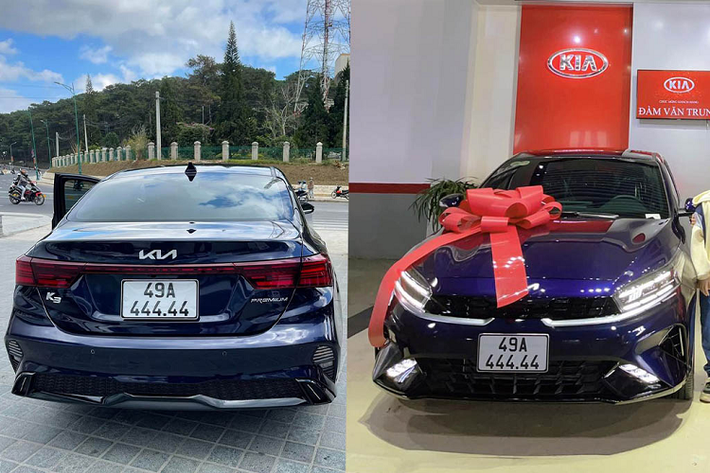 Được biết, chiếc Kia K3 này vừa được bấm biển vào ngày 23/12 vừa qua tại Lâm Đồng. Biển số xe là 49A - 444.44. Theo thông tin từ người bán chia sẻ, chủ nhân của chiếc Kia K3 biển ngũ quý 4 này có ý định bán chứ không giữ lại chiếc xe.