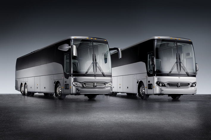 Hãng ôtô Đức vừa ra mắt bộ đôi xe buýt hạng sang mới cho thị trường Bắc Mỹ là Mercedes-Benz Tourrider Business 2022 mới và Tourrider Premium sang trọng. Hai mẫu xe buýt này được thiết kế đặc biệt, hướng đến phương tiện giao thông mặt đất hạng thương gia cho các chính trị gia hoặc các đội thể thao.