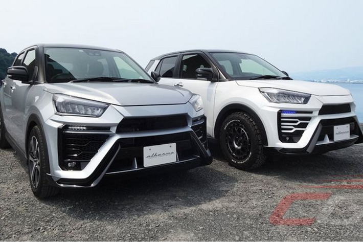 Gói độ của Albermo đã "lột xác" Toyota Raize giá rẻ - vốn chỉ là một mẫu SUV đô thị nhỏ gọn nay lại trở nên hầm hố và dữ dằn bất ngờ.
