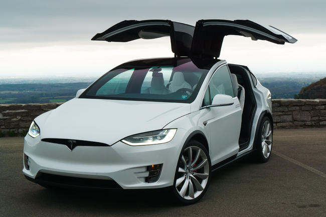Tesla Motors lần đầu gây chú ý bằng việc ra mắt mẫu xe Tesla Roadster, chiếc xe thể thao đầu tiên chạy hoàn toàn bằng điện. Dòng xe thứ hai của công ty là mẫu Model S.