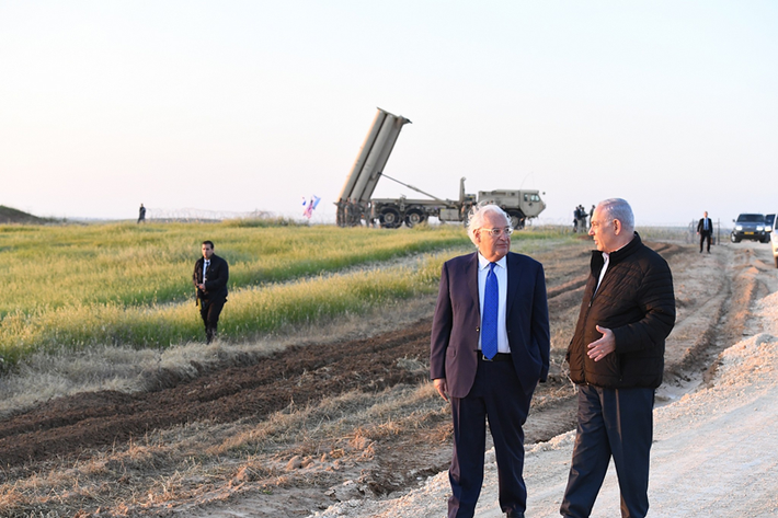 Ngày 13/1, Bộ Quốc phòng Mỹ thông báo hệ thống phòng thủ tên lửa tiên tiến (THAAD) sẽ được triển khai ở Israel nhằm tăng cường năng lực phòng không của Israel sau khi căng thẳng giữa Tel Aviv và Tehran leo thang. Ảnh: US Embassy Jerusalem.
