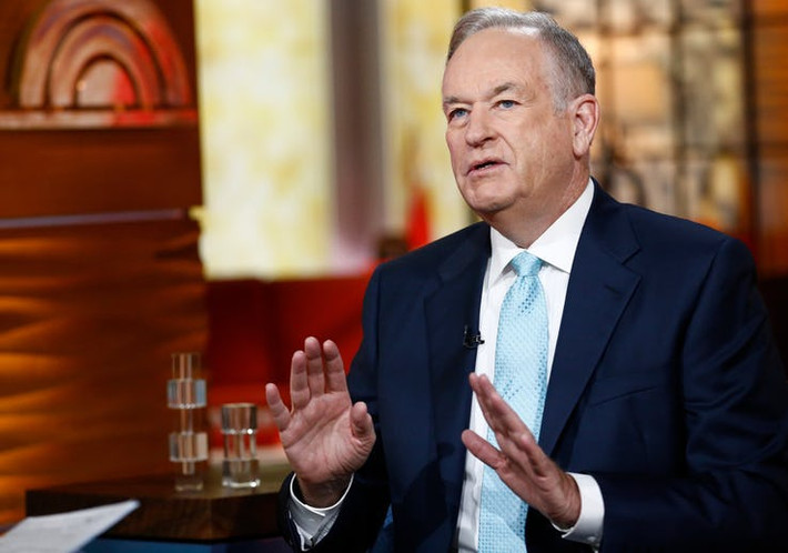 Bill O'Reilly - người đưa tin nổi tiếng của Fox từng viết về chiến tuyến Falklands, một cuộc xung đột giữa Anh và Argentina trên quần đảo Falkland cho dù ông chưa bao giờ có mặt tại đó.