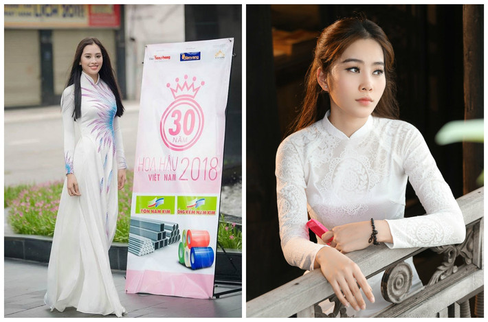 Trần Tiểu Vy có vẻ như là gương mặt "phổ thông" nhất khi cô được các thành viên Facebook nhận xét là giống nhiều mỹ nhân Việt như: Nam Em, "Nguyệt thảo mai" hay Đặng Thu Thảo... Ảnh: BTC, FBNV.