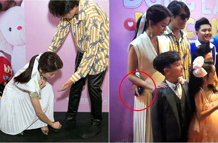 Những cử chỉ gần gũi, thân mật bất thường của An Nguy với Kiều Minh Tuấn trong buổi ra mắt phim vừa qua xuất hiện giữa lúc tin đồn Kiều Minh Tuấn và Cát Phượng rạn nứt, khiến cô bị cho là người phá đám mối quan hệ của cặp sao này.