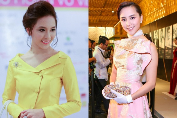 Mặc dù lên chức cô và hơn Hoa khôi Lan Khuê 3 tuổi nhưng Á hậu Dương Trương Thiên Lý không hề thua kém về nhan sắc.