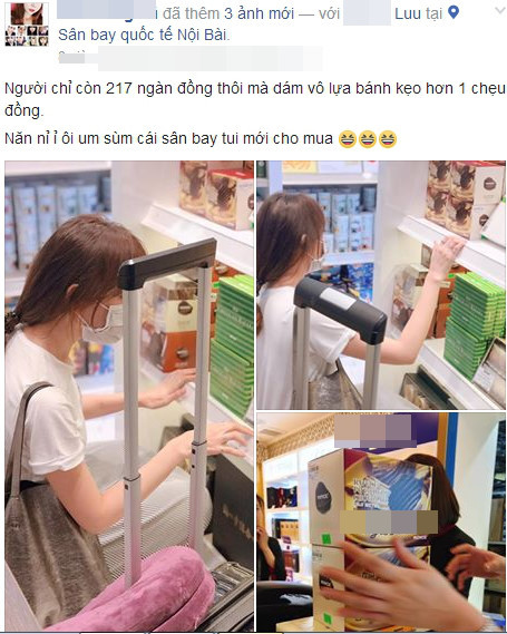 Một lần khác, "thánh ham ăn" Hari bị quản lý "bóc mẽ" trên Facebook khi giàu "nứt đố đổ vách" mà trong người tiền mặt còn không quá 300.000 đồng, phải mượn cô gần cả triệu đồng để mua đồ ăn tại sân bay.