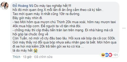 Biết tính của bà xã Trấn Thành nên bạn bè, quản lý khi đi gặp cô không dám mang nhiều tiền theo. Hari cũng tinh ý nhận ra khi than thở về việc ai chơi thân với mình cũng đều chuyển qua chế độ mang ít tiền.