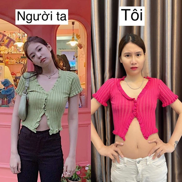 Gần đây nhất, hotmom Thanh Trần khiến dân tình không khỏi thích thú khi đăng đàn màn “đu trend” không mấy suôn sẻ với chiếc áo croptop “huyền thoại”. Do sở hữu lưng dài, lại phối cùng cạp trễ khiến màn lên đồ trở thành “thảm họa”.