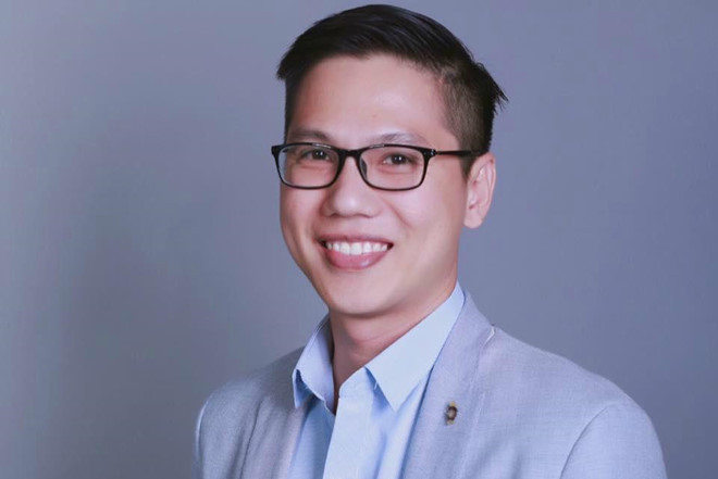 Lê Tấn Thanh Thịnh (28 tuổi, Truyền thông, Tiếp thị và Quảng cáo) là đồng sáng lập kiêm CEO của BrandBeats - công ty cung cấp dịch vụ tư vấn và triển khai kênh truyền thông qua âm nhạc. BrandBeats kết nối các nhà sản xuất âm nhạc với chuyên gia xây dựng thương hiệu để tạo ra những chiến dịch truyền thông có tính lan truyền rộng cho một số nhãn hàng lớn. Đây là một trong ba startup Việt được mời tham dự Diễn đàn Kinh tế thế giới 2018. Ảnh: FBNV.