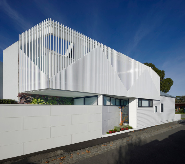 Hình ảnh ngôi nhà nhìn từ bên ngoài. Ảnh: Archdaily.