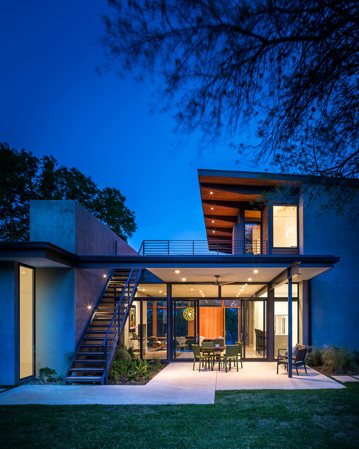 Ngôi nhà có diện tích 276m2, tọa lạc tại bang Texas (Mỹ).