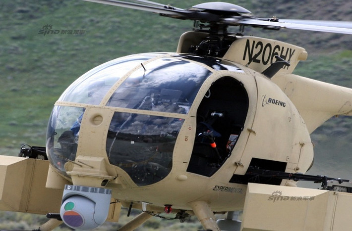 Xét về thiết kế, MH-6M tương tự phiên bản có người lái MH-6 trước đó do MD Helicopters phát triển. Tuy nhiên nó lại được Boeing nâng cấp với việc trang bị hệ thống lái tự động và hệ thống cán cứu thương hai bên máy bay có thể mang theo tối đa hai binh sĩ.