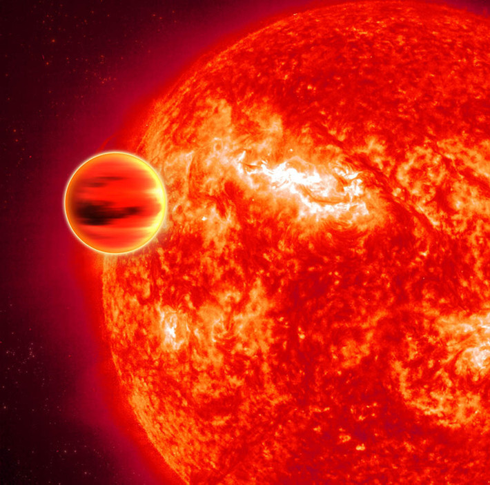Theo lý thuyết, 55 Cancri e vẫn có thể có tỷ lệ carbon-oxy cao và là một hành tinh kim cương đặc thù, ngôi sao chủ mà nó quay quanh đều hoàn toàn không có được tỷ lệ cao như vậy". Nguồn ảnh: Dailymail.