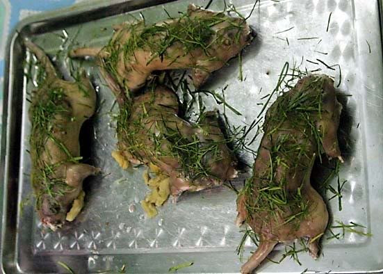 Nhắc đến thịt chuột, có lẽ nhiều người sẽ thấy... ghê nhưng thực ra, thịt chuột cống nhum có thể chế biến thành nhiều món ăn cực ngon và bổ dưỡng như chiên giòn, chuột giả cầy, nấu canh chua, xé phay trộn rau răm,...(Nguồn Vndietchuot)