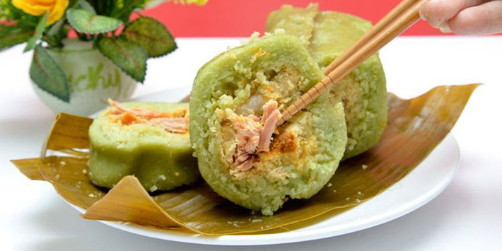 Bạn cũng không nên ăn bánh chưng rán. Ảnh: tgdd.