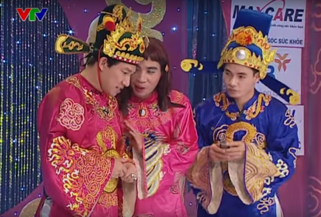 Vấn nạn trong ngành giáo dục như những căn bệnh thành tích, bạo lực học đường... lên sóng Táo quân 2010.