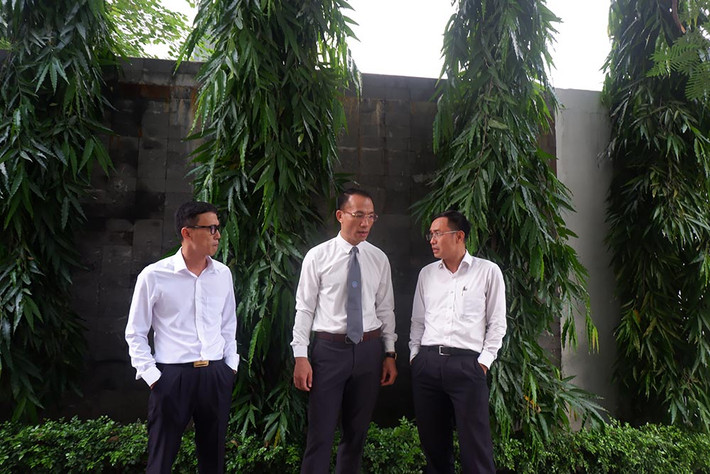 Luật sư Vũ Gia Trưởng, người bảo vệ quyền lợi cho gia đình bị hại, cho hay buổi thực nghiệm sáng nay kết thúc tại bãi đỗ xe.