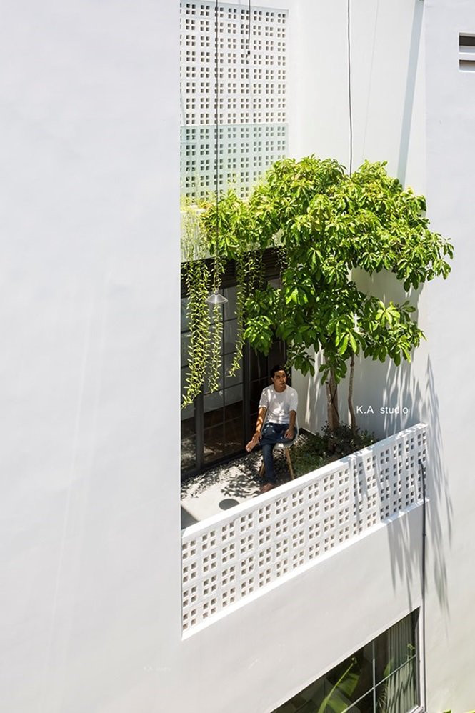 Thiết kế không gian đơn giản, hạn chế vách ngăn.