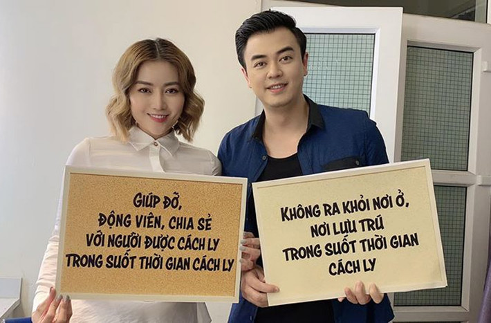 Bà mẹ hai con cũng chia sẻ, cô và nam diễn viên Tuấn Tú rất hợp nhau từ ngoại hình cùng to cao, cho tới cách diễn, cách phân tích nhân vật.