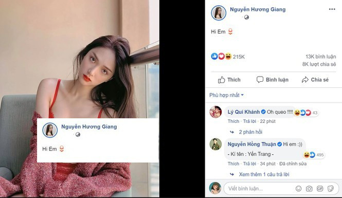 Hương Giang cũng từng có những đáp trả cao tay khi bạn trai vướng ồn ào, ngầm khẳng định sẽ bảo vệ tình yêu của mình.