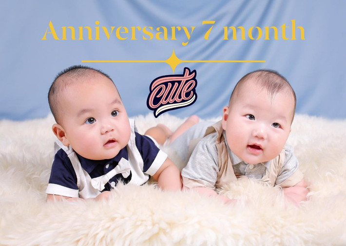 Hai vợ chồng Trương Nam Thành thường xuyên lưu lại những khoảnh khắc kỷ niệm đáng nhớ của hai con.
