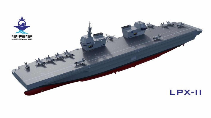 Đầu năm 2021 vừa qua, Hàn Quốc đã chính thức phê duyệt và đưa vào chế tạo tàu sân bay hạng nhẹ đề án LPX-II đầy tham vọng. Như vậy là sau Trung Quốc, Hàn Quốc là quốc gia thứ hai trong khu vực Đông Á có tàu sân bay và là quốc gia thứ tư ở châu Á sử hữu loại tàu chiến mạnh mẽ này sau Trung Quốc, Ấn Độ và Thái Lan.