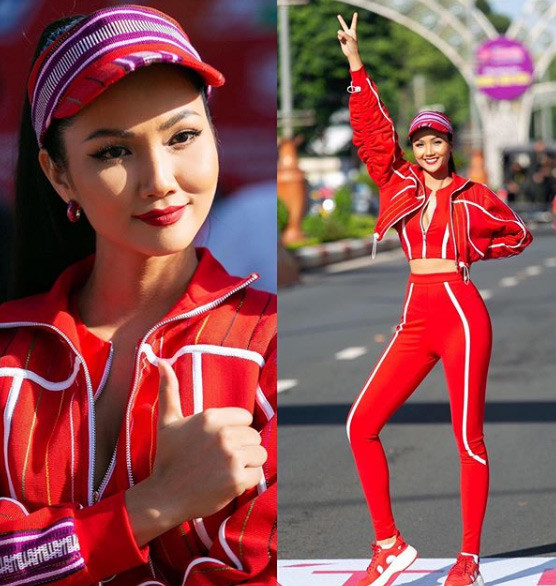 Vẻ đẹp hiện đại và khỏe khoắn của H'hen Niê giúp cô lọt top 5 Hoa hậu Hoàn vũ 2018.