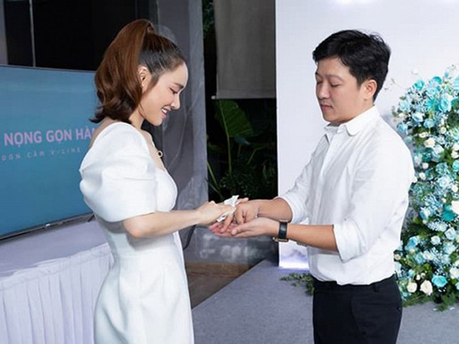 Cuộc sống của vợ chồng Trường Giang ngày càng hạnh phúc viên mãn. Ảnh: Ngôi sao.