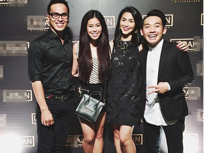 Tăng Thanh Hà và em chồng "rich kid" đều sở hữu gương mặt xinh đẹp và nụ cười rạng rỡ.