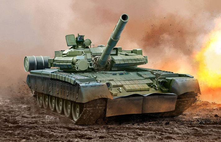 Với sức mạnh của mình, quả không khó hiểu khi mẫu MBT T-80BV của Nga lại được đánh giá cao trên thế giới đến như vậy, chúng bền bỉ, cơ động và cực kỳ mạnh mẽ. Nguồn ảnh: QQ.