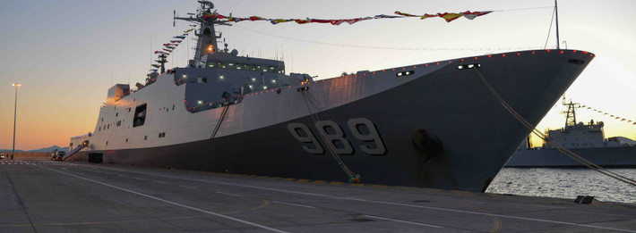 Và cũng với tàu đổ bộ Type 071E, Thái Lan đã sở hữu cho mình chiến hạm lớn nhất khu vực Đông Nam Á, vượt qua cả tàu sân bay Chakri Naruebet trước đây của nước này. Nguồn ảnh: Getty Images.