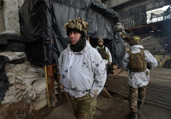 Khu vực này đã trở thành tiền tuyến mà lực lượng các binh sĩ phục vụ Ukraine tại vùng Donetsk do Chính phủ Ukraine nắm quyền lựa chọn, trải qua biết bao cuộc chiến, dường như nó đã sắp bị san bằng. Nguồn ảnh: Reuters.