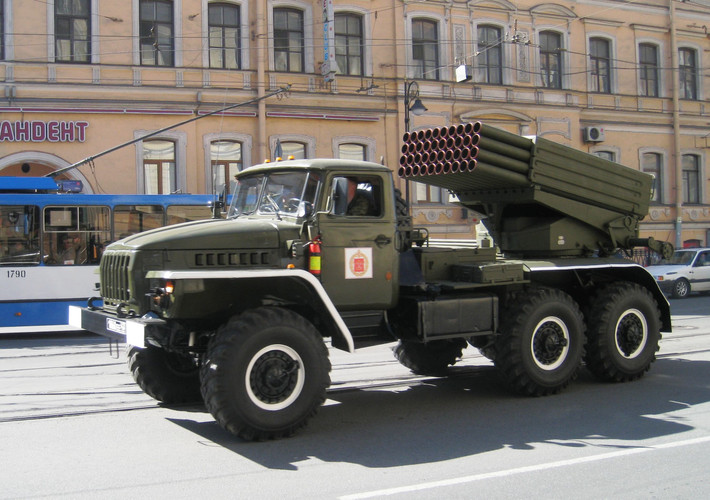 Hệ thống pháo phản lực Verba mà Quân đội Ukraine sở hữu chính là một phiên bản cải tiến của Ukraine dựa trên nguyên mẫu pháo phản lực BM-21 Grad của Liên Xô, sử dụng cỡ nòng 122mm. Nguồn ảnh: gladiusds.com.