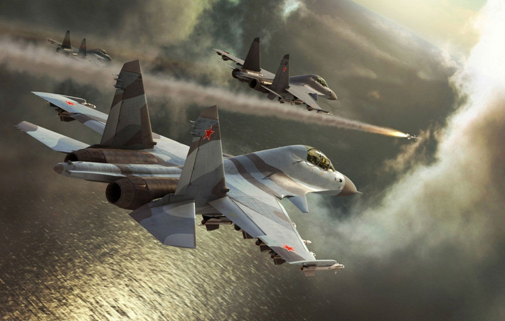 Ngoài ra, với các mặt trận khác còn có các tên lửa không đối đất Kh-31A và Kh-31P cùng các loại bom đa dụng KAB-500, bom dẫn đường bằng laser KAB-1500L, bom chùm RBK-500 và hàng loạt các loại bom khác.