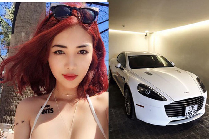 Cận cảnh nhan sắc của hotgirl sở hữu siêu xe hàng hiếm này.