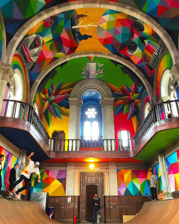 Dự án bắt đầu được thực hiện vào đầu năm nay với cái tên La Iglesia Skate hay Kaos Temple.