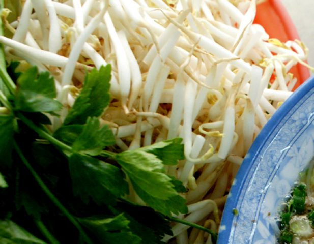 Giá đỗ: Giá đỗ là loại rau có tính mát, chứa nhiều chất dinh dưỡng và dễ dàng chế biến thành nhiều món ăn ngon với hương vị hấp dẫn. Tuy nhiên thay vì ngâm - ủ giá đỗ theo cách truyền thống, loại rau này lại được người sản xuất sử dụng một số thuốc kích thích hay urê để năng suất hơn. Vì thế giá đỗ là loại rau nhiễm hóa chất cực độc hại.