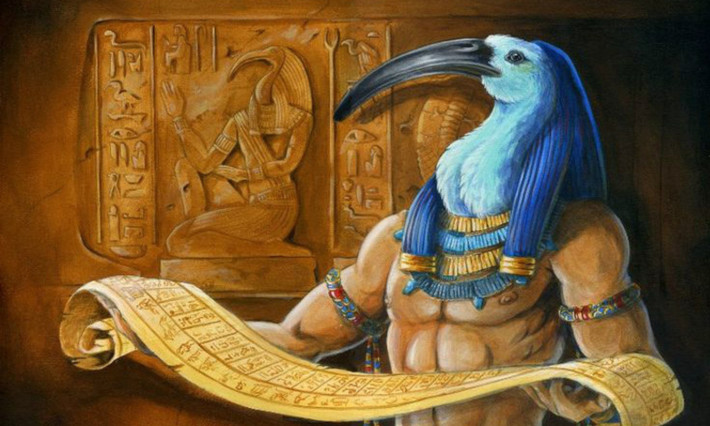Cuốn sách của Thoth được viết phần lớn trên giấy cói của người Ai Cập, phần lớn được chép vào thời Ptolemaic của nước này. (Nguồn: vietjet.net)