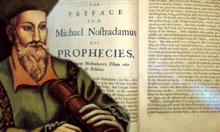 Nostradamus là một trong những nhà tiên tri nổi tiếng thế giới khi đưa ra hơn 1.000 lời dự đoán. Cho đến nay, hơn 1/2 số dự đoán của Nostradamus đã trở thành sự thật. Nhà tiên tri người Pháp đã đưa ra tiên đoán chính xác về hoàng đế Napoleon. (Nguồn: vtc.vn)