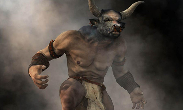 7. Minotaur: là quái vật nửa người nửa bò. Truyền thuyết kể rằng, Minotaur là con của Pasiphae (vợ vua Minos) và bò đực Cretan Bull. Người ta tin rằng, nhân vật Quái thú trong câu chuyện cổ tích nổi tiếng Người đẹp và Quái vật (Beauty and the Beast) dựa trên hình tượng của Minotaur. (Nguồn: Ancient Origins)