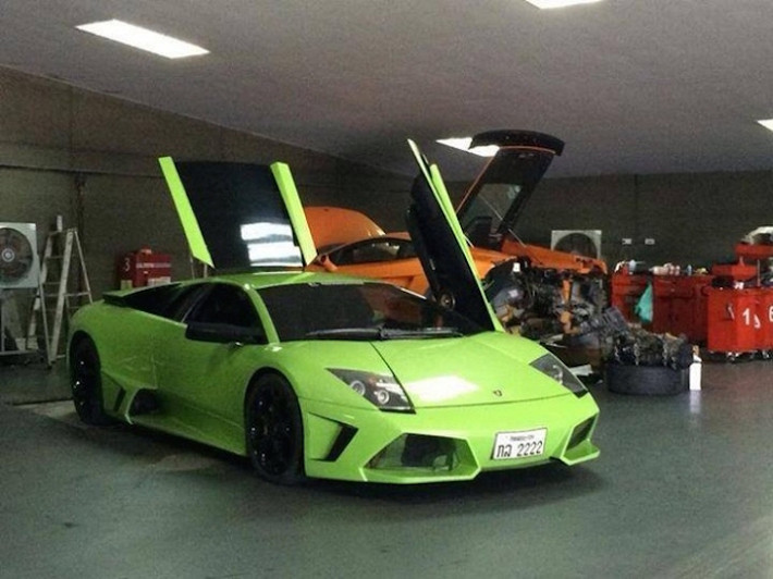 Lamborghini Murcielago LP640 biển tứ quý 2 thuộc sở hữu của một đại gia Lào.